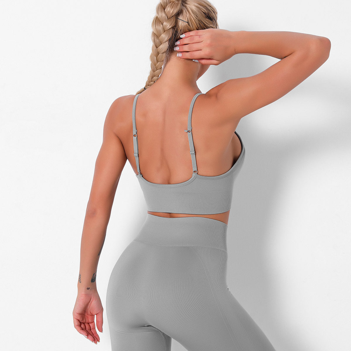 Custom quick-drying yoga vest suspenders multi-color beautiful back outdoor professional sports running seamless fitness bra